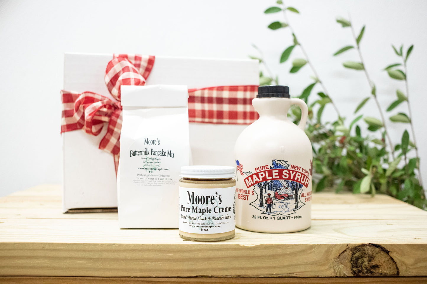 Gift Box 4 - Maple Syrup Quart, Buttermilk Pancake Flour and Maple Creme